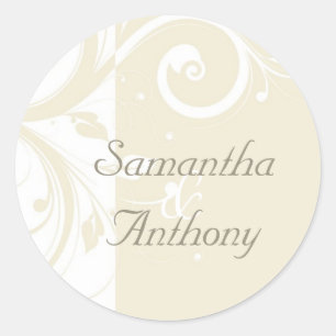 Adesivo Redondo Fecho de Envelope de Correspondência de Grelha Inv