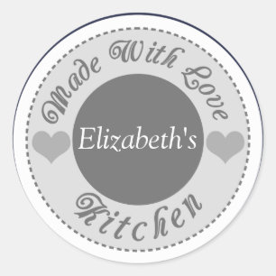 Adesivo Redondo Feita Com Autocolantes Personalizados