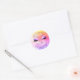 Adesivo Redondo Feita Por Glitter Lashes Belo Glam Maquiagem Rosa (Envelope)