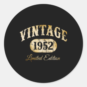 Adesivo Redondo Feito Em 1952