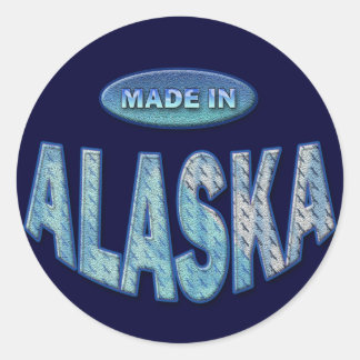 ADESIVO REDONDO FEITO EM ALASKA