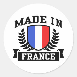 Adesivo Redondo Feito em France