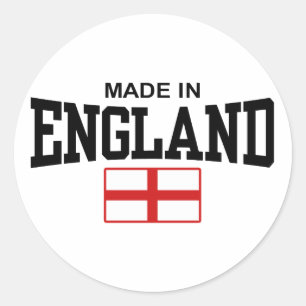 Adesivo Redondo Feito em Inglaterra