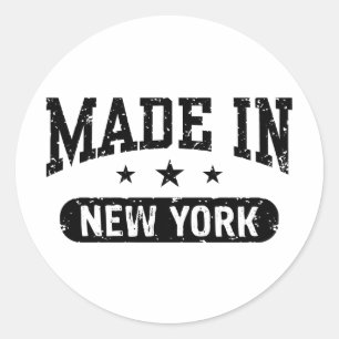 Adesivo Redondo Feito em New York