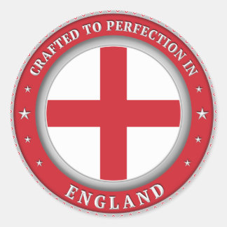 Adesivo Redondo Feito Em Perfeição Na Inglaterra