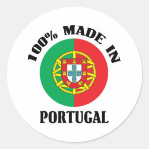 Adesivo Redondo Feito em Portugal