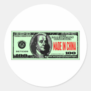 ADESIVO REDONDO FEITO NA CHINA