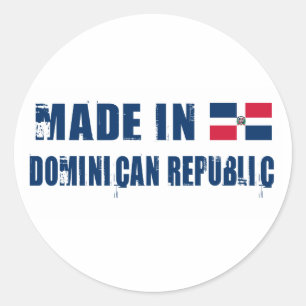 Adesivo Redondo Feito na República Dominicana