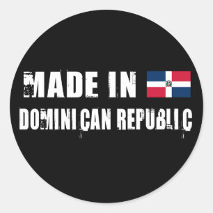 Adesivo Redondo Feito na República Dominicana