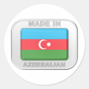 Adesivo Redondo Feito no Azerbaijão