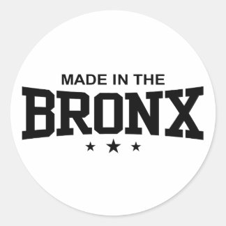 Adesivo Redondo Feito no Bronx