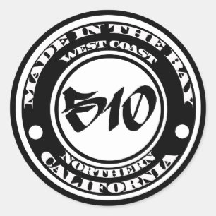 Adesivo Redondo Feito nos 510