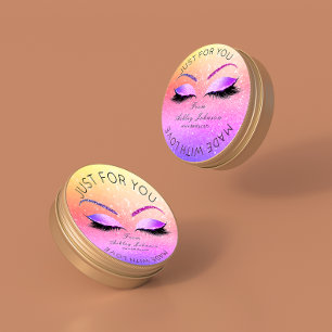 Adesivo Redondo Feito pelo brilho chicoteia a composição