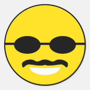 Adesivo Redondo Felicidade de Herman Cain "- Cain 2012