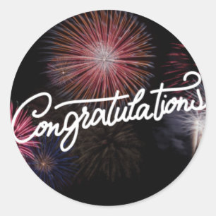 Adesivo Redondo felicitação