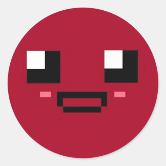 Adesivo Redondo Feliz