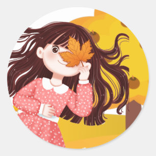 Adesivo Redondo Feliz Ação de Graças