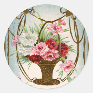 Adesivo Redondo Feliz aniversário