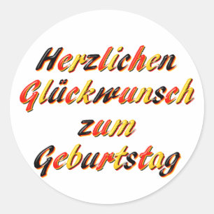 Adesivo Redondo Feliz aniversario