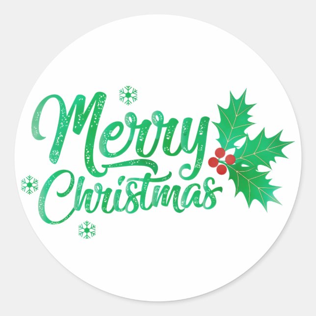 Adesivo Redondo feliz aniversário da linha verde (Frente)