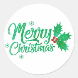 Adesivo Redondo feliz aniversário da linha verde