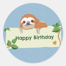 Feliz aniversário da preguiça