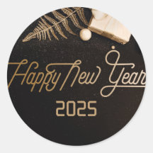 feliz ano novo 2025 Black Custom Dourado Business