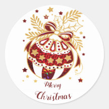 Feliz baile decorativa de Natal