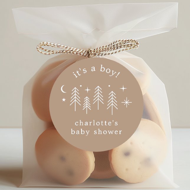 Adesivo Redondo Feliz Camper É um Menino (Criador carregado)