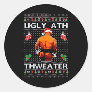 Adesivo Redondo Feliz Chrithmith Kith My Ath Bumbum Viral Fight Me