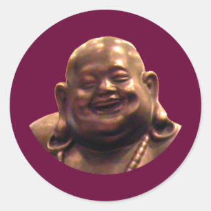 Adesivo Redondo Feliz Círculo Buda Shangai 2002 O MUSEU Zazzl