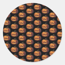 Adesivo Redondo Feliz Dia das Bruxas