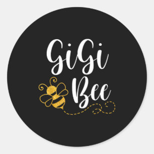 Adesivo Redondo Feliz dia das mães gigi bee família combinando fof