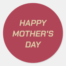 Feliz Dia das Mães Tipografia Amarela Vermelho