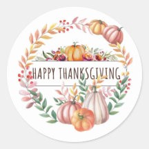 Feliz dia de Ação de Graças, coroa