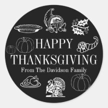 Feliz dia de Ação de Graças, presente de presente