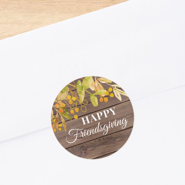 Adesivo Redondo Feliz Dia de Amizade (Criador carregado)