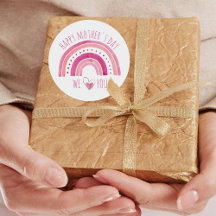 Feliz dia de as mães | Arco-Íris Rosa Nós Te Amos