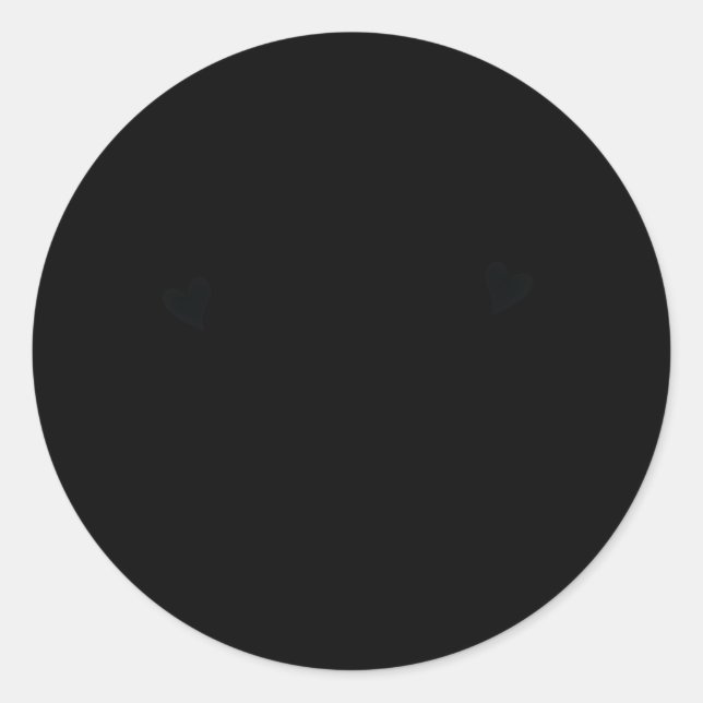 Adesivo Redondo Feliz Dia De Hoje É Um Dia De Excelente (Frente)