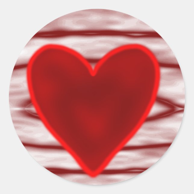 Adesivo Redondo Feliz dia de os namorados (Frente)