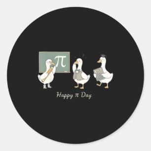 Adesivo Redondo Feliz Dia do Pi Pi Day Engraçado Professor de Mate