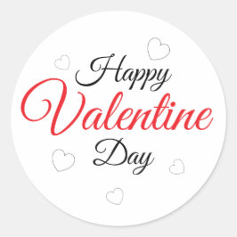 Adesivo Redondo Feliz Dia dos Namorados