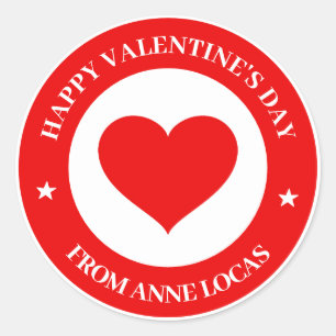Adesivo Redondo Feliz Dia dos Namorados