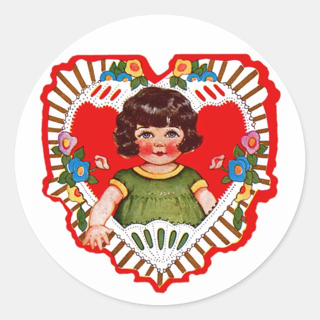 Adesivo Redondo Feliz dia dos namorados Cutie! (Frente)