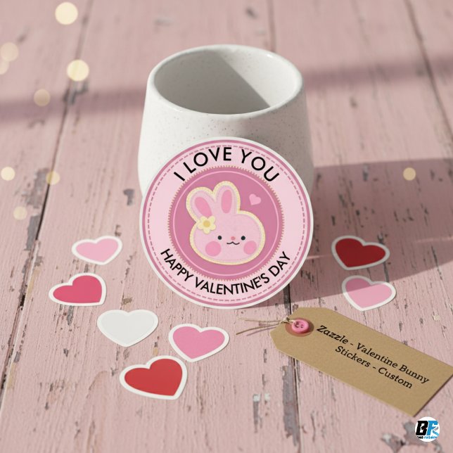 Adesivo Redondo Feliz Dia dos Namorados da Nome redemoinhos de cet (Criador carregado)