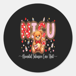 Adesivo Redondo Feliz Dia dos Namorados Enfermeira Nicu Camiseta D