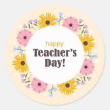 Feliz Dia dos Professores Flores Silvestres
