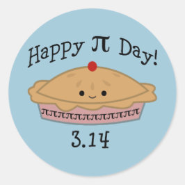 Adesivo Redondo Feliz Dia Pi!