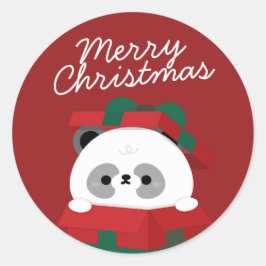 Adesivo Redondo Feliz e Simples Feliz Natal