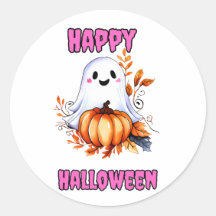 Feliz Fantasma das Halloween - Rosa